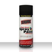 China Aeropak Car Care Products 400ml High Heat Resistant Paint 300 Degree For Engines factory