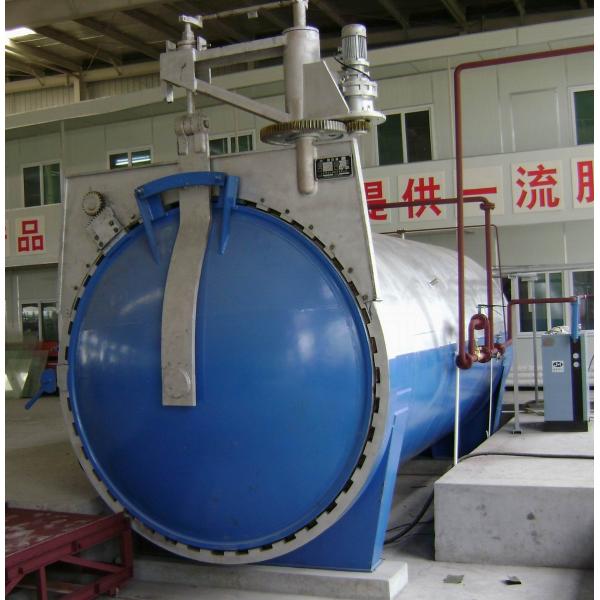 Quality Automatic Glass Industrial Autoclave With Hydraulic Pressure Opening Door for sale