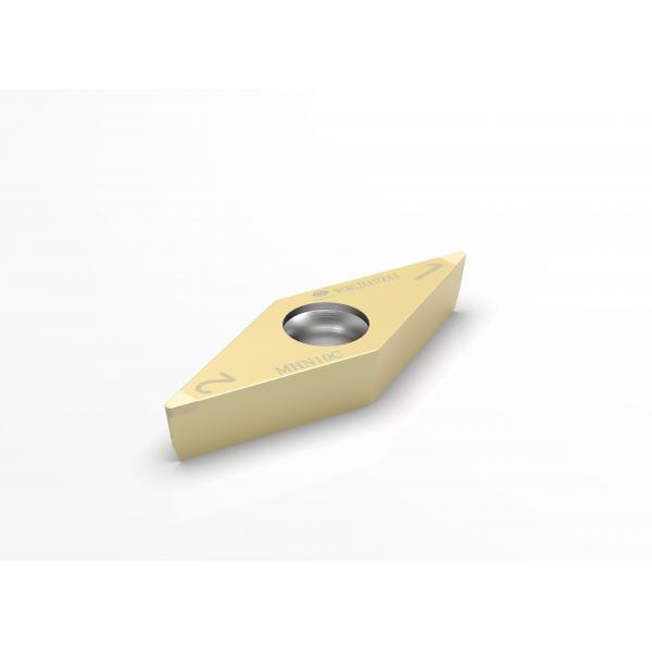 Quality ISO RoHS Yellow CBN Carbide Cutting Insert For Hardened Steel for sale