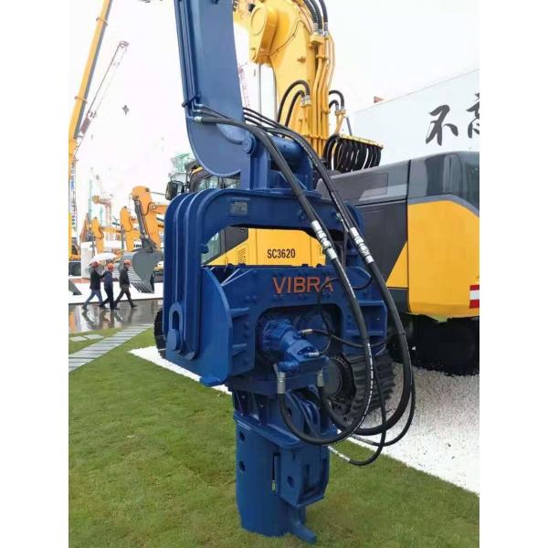 Quality 2300 Kg Highly Efficient Hydraulic Pile Driver , Vibratory Hammer Pile Driver 3200RPM for sale