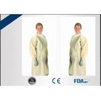Quality Abrasion Resistant Disposable Non Woven Isolation Gown No Stimulus To Skin for sale