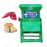 China Automatic Small Dry Cassava Flour Grinding Machine Stainless Steel Potato Yam Mini Crusher Hammer Mill Pulverizer For Sale factory