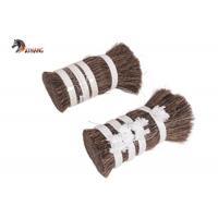 Quality Brown Horse Hair Mane Extensions Brushes Use Horsehair Strong Tensile for sale