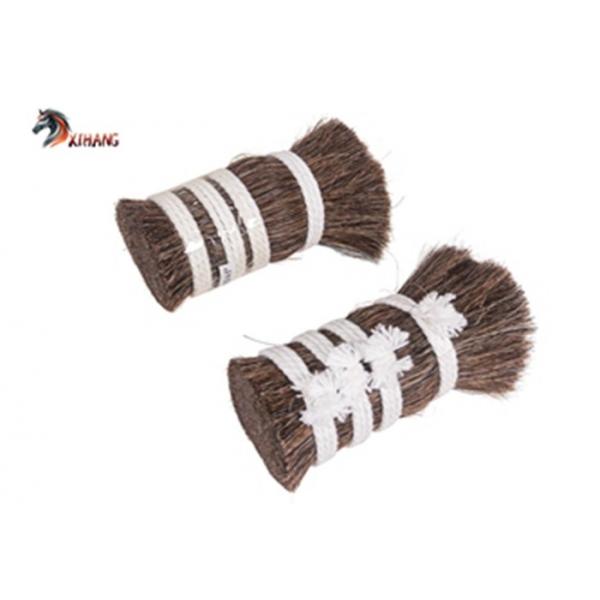 Quality Brown Horse Hair Mane Extensions Brushes Use Horsehair Strong Tensile for sale