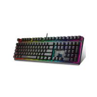 China 104 Keys Mechanical Gaming Keyboard , Alloy Backlit RGB Mechanical Keyboard factory