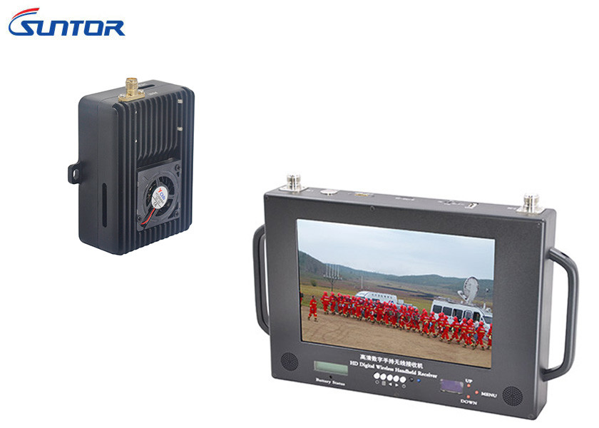 China long range camcorder wireless video transmitter 2W 300-860MHz unmanned airship factory