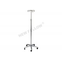 China Aluminum Alloy Height Adjustable Portable Iv Drip Stand For Emergency Center factory