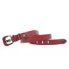 China Personalized Girl 's Fashion Leather Belts With Glue Process Buckle And Loop factory