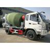 China 4CBM Concrete Mixer Truck , 4000 Liters 4X2 Mini Cement Mixer Truck factory