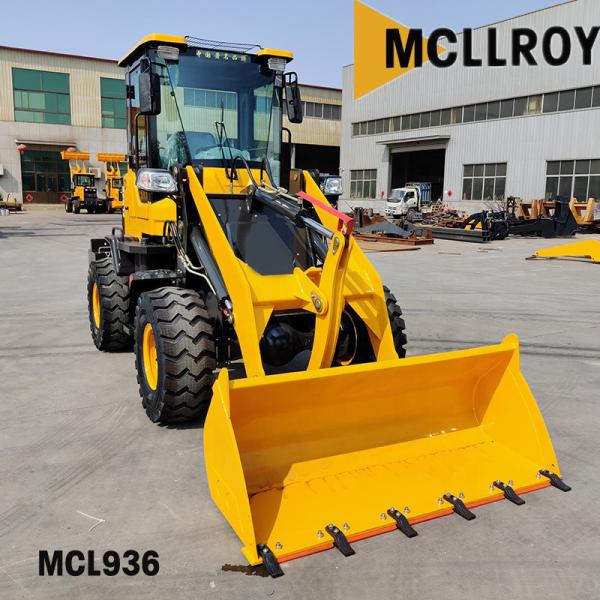 Quality 2.5 Ton Front Wheel Loader Machine Compact With 65kw 88hp Power for sale
