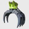 China Excavator Log Grab Excavator Attachment  Wooden Grapple  360 Degree Rotation factory