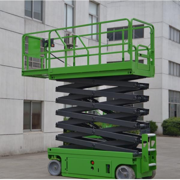 Quality Hydraulic Motor Drive Self Propelled Cherry Picker Electric Scissor Lift Access for sale