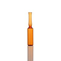 China 25ml amber high durable resistant to chemical attack thermal shock borosilicate glass ampoule factory