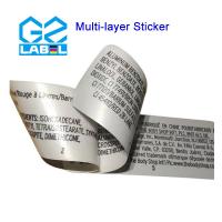 China Transparent Wine Bottle Label Waterproof Personalized Vinyl Stickers Paper factory