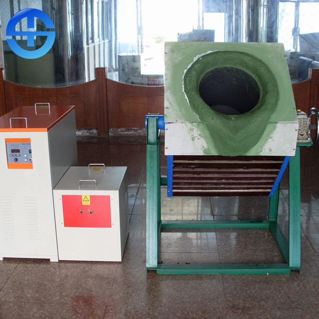 China 90KW Gold Smelting Furnace / Copper Smelting Furnace Lightweight Small Size factory