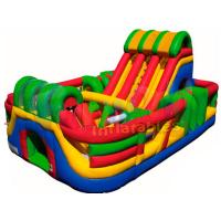 Quality Multi Adult Jumping Inflatable Amusement Park Bouncy Castle Slide for sale