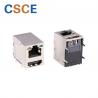China Industrial HDMI Male To Female Connector / Cat 5E Dual Deck HDMI Connector With LED factory