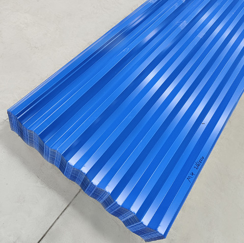 Quality Polyester Coating Metal Roof And Cladding Galvanised Steel Roofing Sheets Z225 0.43mm* 980mm for sale