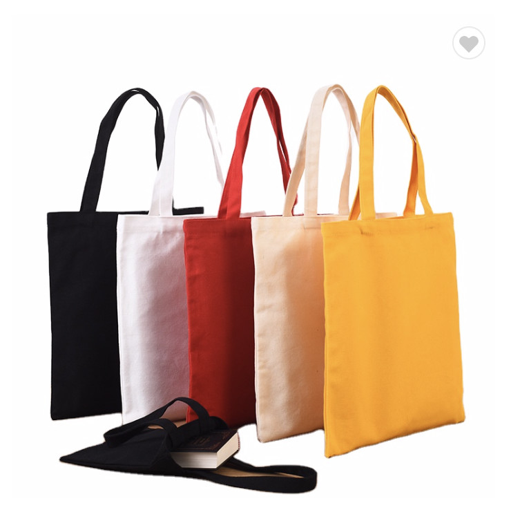 China Blank Cotton Canvas Grocery Tote Custom Tote Bags Eco Friendly for sale