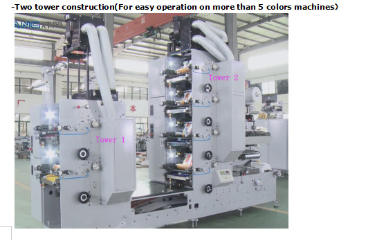 Quality 450mm Flexo Label Printing Machine Flexographic UV Adhesive Label Printer for sale