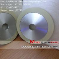 China 1A1 straight flat shape vitrified bond diamond grinding wheel for bruting natural diamond factory