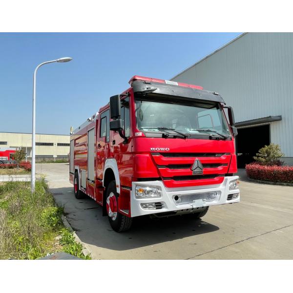 Quality HOWO 8 TON Foam Fire Truck 228kw 6x4 For Fire Fighting Emergency Rescue for sale