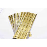 Quality Gold Round Security Self Adhesive Hologram Sticker Labels Semi Gloss Paper for sale