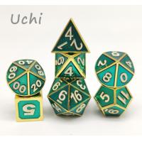 Quality OEM Lightweight Polyhedral Metal Dice Multipurpose Practical for sale