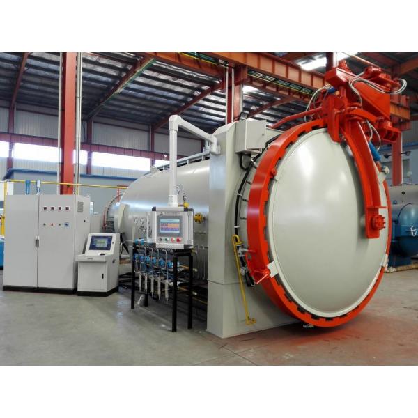 Quality Horizontal Tank High Pressure Autoclave With Inflatable Seals / Circulation Fan for sale