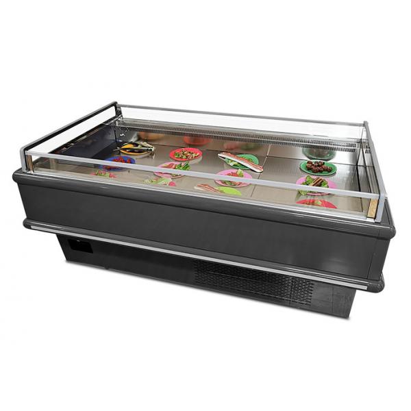 Quality Top open chiller Commercial Large Display Fridge / Island Freezer For Frozen for sale