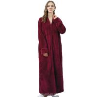 China women's solid sleepwear Bodysuit men's sleepwear Wholesale 2020 Hot Sales  pajamas long night gown for sale