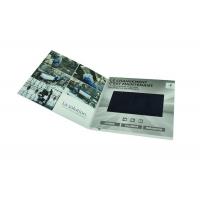 China UV printing brochure 4.3 inch TFT lcd video greeting card, Custom lcd video card video brochure card factory