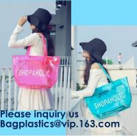 China Waterproof Beach Pvc Bag Summer Beach Bag, China Suppliers Transparent PVC Women Bags Tote Beach Handbags factory