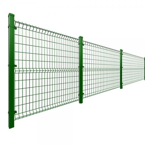 Quality 4mm Steel V Mesh Panel Fencing With Powder Coating Finish 2.4m 2.5m for sale