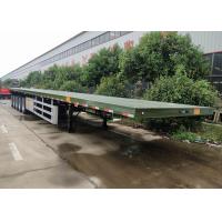 China 5 Axle 60T 100T Container Loading Flatbed Semi Trailer factory