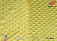 China Embossed 100% Polyester Soft Velboa / Minky Dot Minky Plush Fabric factory