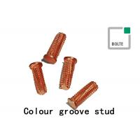Quality Colour Groove Stainless Steel Weld Studs For Short Cycle Stud Welding DIN EN ISO 13918 for sale