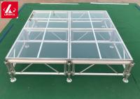Buy cheap 6061 Aluminum Stage Platform Durable Safety Adjustable Foot Assemble from wholesalers