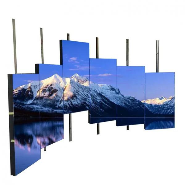 Quality Wall Mounted Digital Signage Board LCD Split Screen Display Advertising Wall for sale