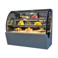 China Bakery Refrigerated Cake Display Cabinet Marble Base Cold Showcase Refrigerator factory