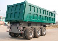 China 3 Axle Dump Truck Trailer 26M3 - 30M3 45 Ton Color Customised For Mineral factory