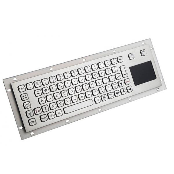 Quality Waterproof Keyboard with Mouse Touchpad Stainless Steel for Kiosk for sale