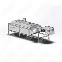 China Tunnel type spray bottled canned pasteurized crab meat machine can blanching machine factory