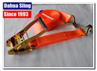 China Retractable Flatbed Ratchet Straps , 27ft Length Pull Down Ratchet Straps factory