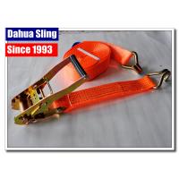 China Retractable Flatbed Ratchet Straps , 27ft Length Pull Down Ratchet Straps factory