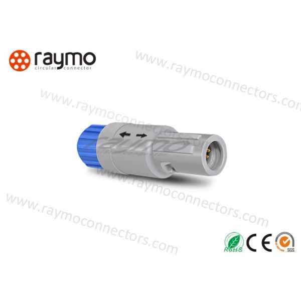 Quality PAG.M0.4GL Plastic Straight Plug Circular Push Pull Male Connector for sale
