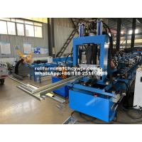 China Galvanized Steel Chain Drive Automatic CZ Purlin Roll Forming Machine 14-18 Stations 1.2-1.8mm factory