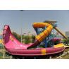 China Boomerang Custom Water Slides , Aqua Theme Park Fun Water Slides Toys For Adults factory