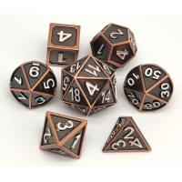 Quality Multipurpose Small Metal Dice , Odorless Mini Polyhedral Dice Set for sale