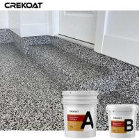 China Paint Flakes Epoxy Resin Floor Coating For Garage Basement Concrete factory